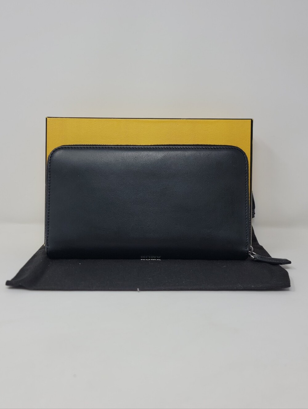 Fendi Monster Organizer Leather Long Bifold Wallet - Gem